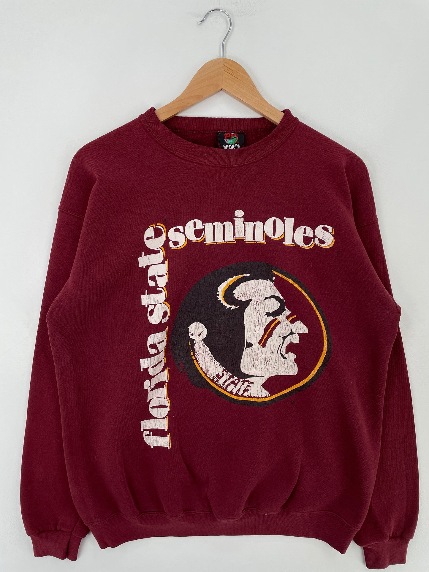 90's FLORIDA STATE SEMINOLES Made in USA Size L Vintage NFL Sweat-Shirt / E4084S