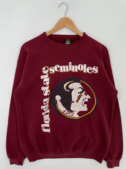90's FLORIDA STATE SEMINOLES Made in USA Size L Vintage NFL Sweat-Shirt / E4084S
