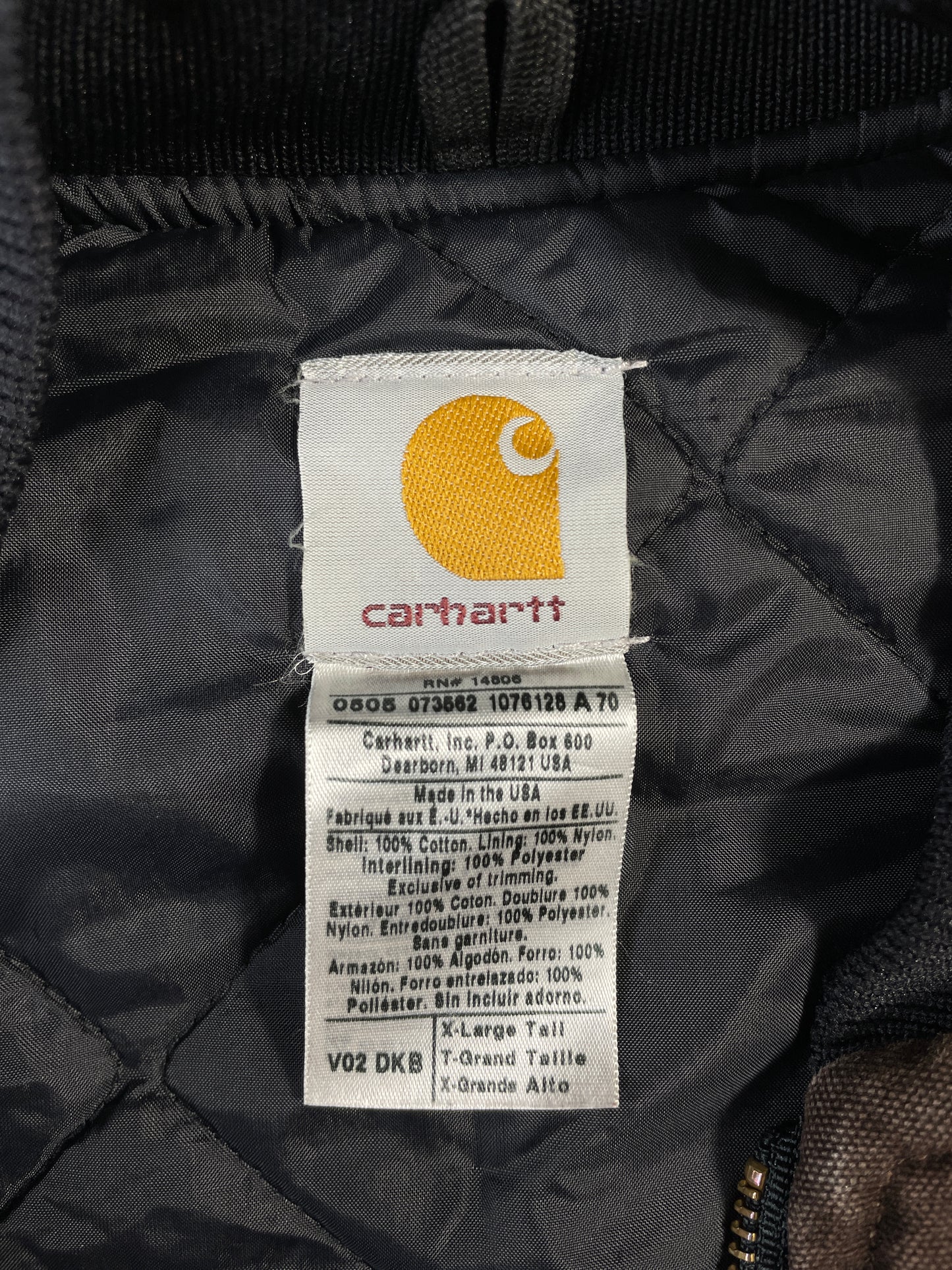 Vintage CARHARTT Size XL Duck Vest / A7292