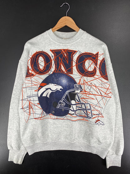 90's DENVER BRONCOS Size XL Vintage NFL Sweat-Shirt / E1946S