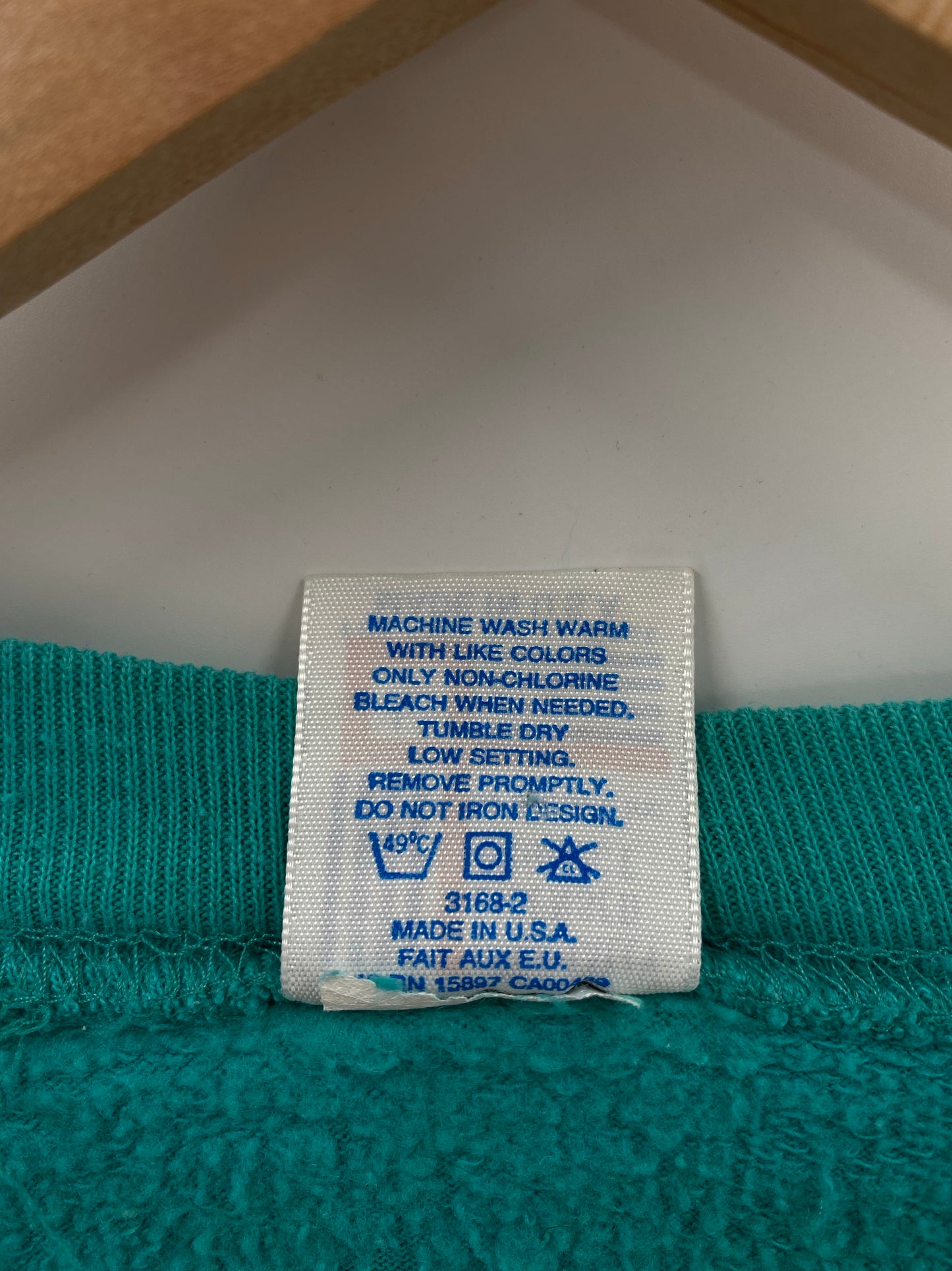 90's MIAMI DOLPHINS Made in USA Size L Vintage NFL Sweat - Shirt/ K6300