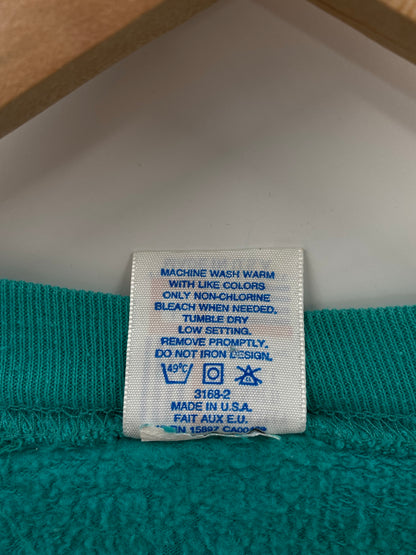 90's MIAMI DOLPHINS Made in USA Size L Vintage NFL Sweat - Shirt/ K6300