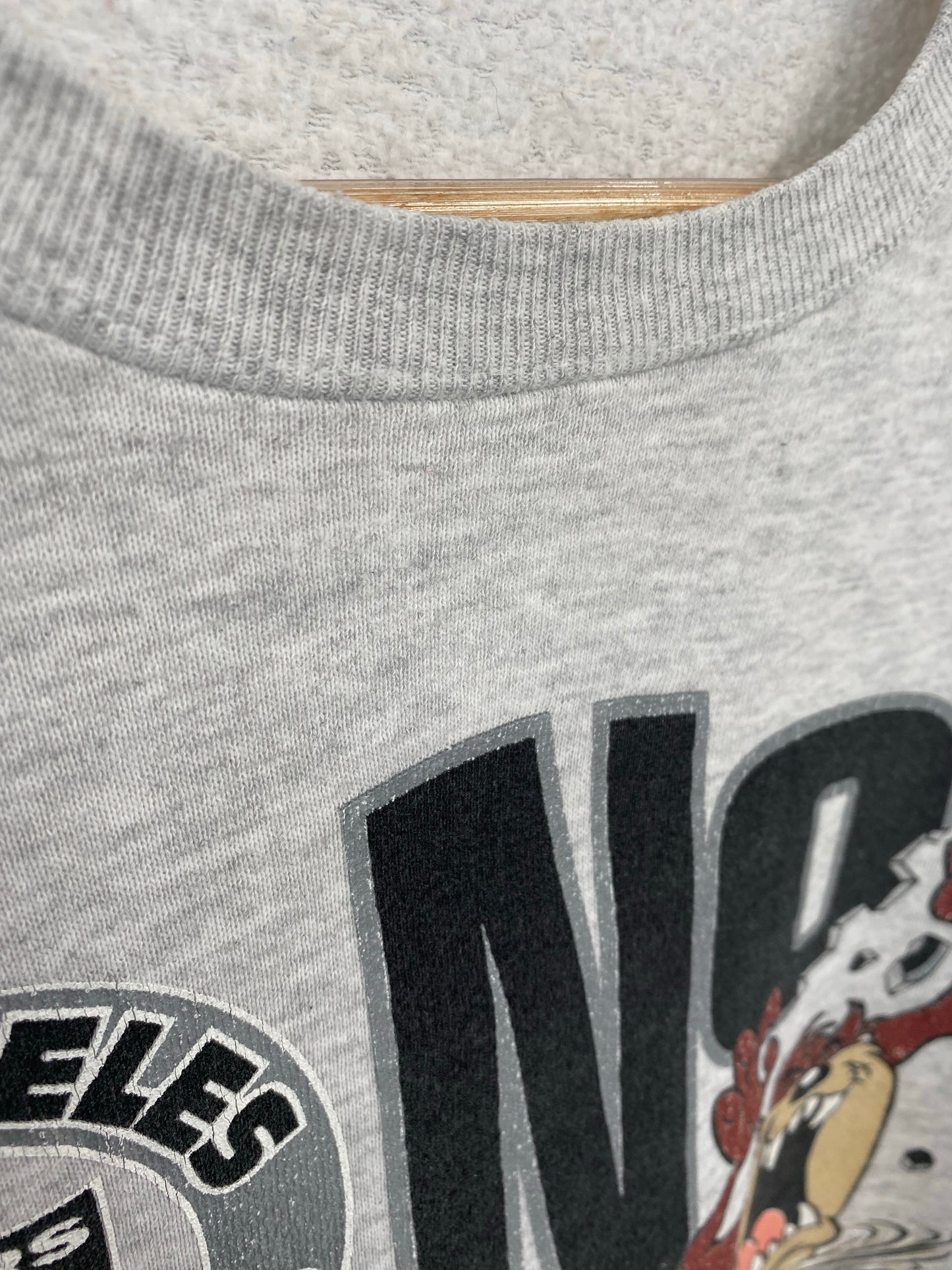 1993 LOS ANGELES RAIDERS Size No Tag (Approx.L-XL) Vintage NFL Sweat-Shirt/ K7683