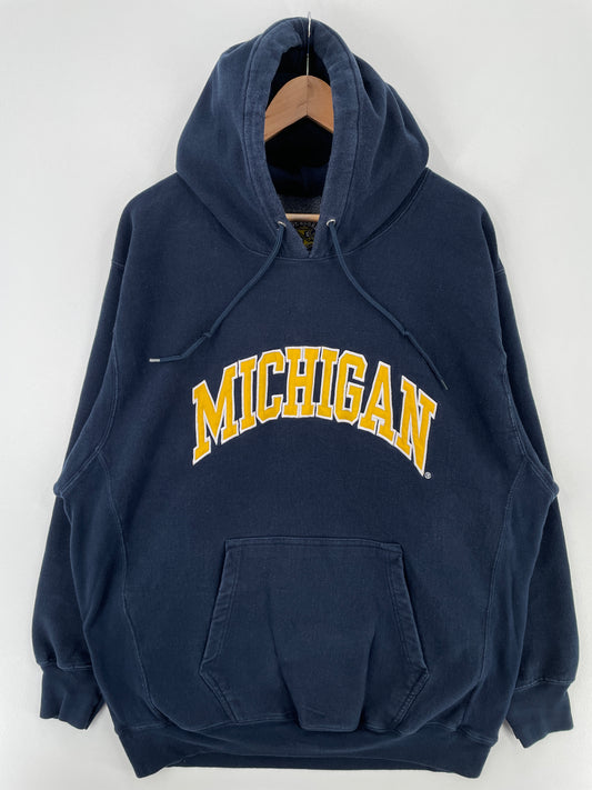 Vintage ICHICAGAN Size XXL College Hoodie Sweat-shirt / A9789