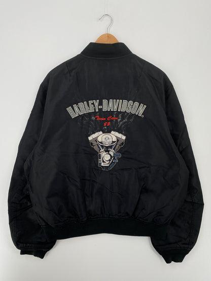 Vintage HARLEY DAVIDSON Size L Racing Jacket / A9047