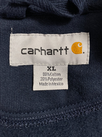 Vintage CARHARTT Size XL Zip-Up Hoodie Sweat-Shirt / A5485