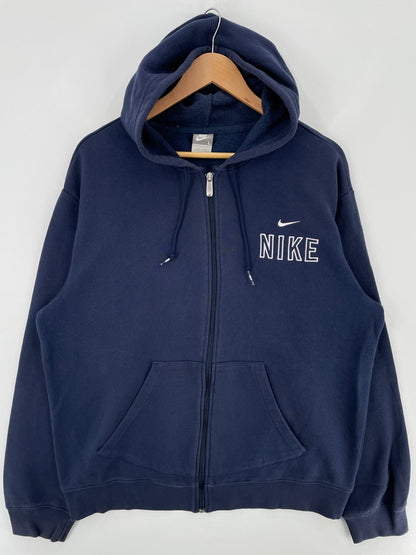 00' NIKE Size L Vintage Zip-up Hoodie Sweat-shirt / E3567S