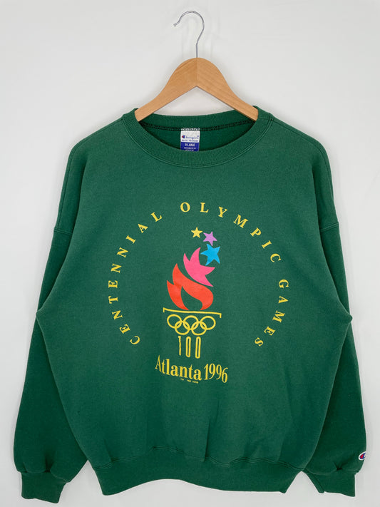 1996 ATLANTA OLYMPIC Size XL Vintage Sweat-shirt / K8201