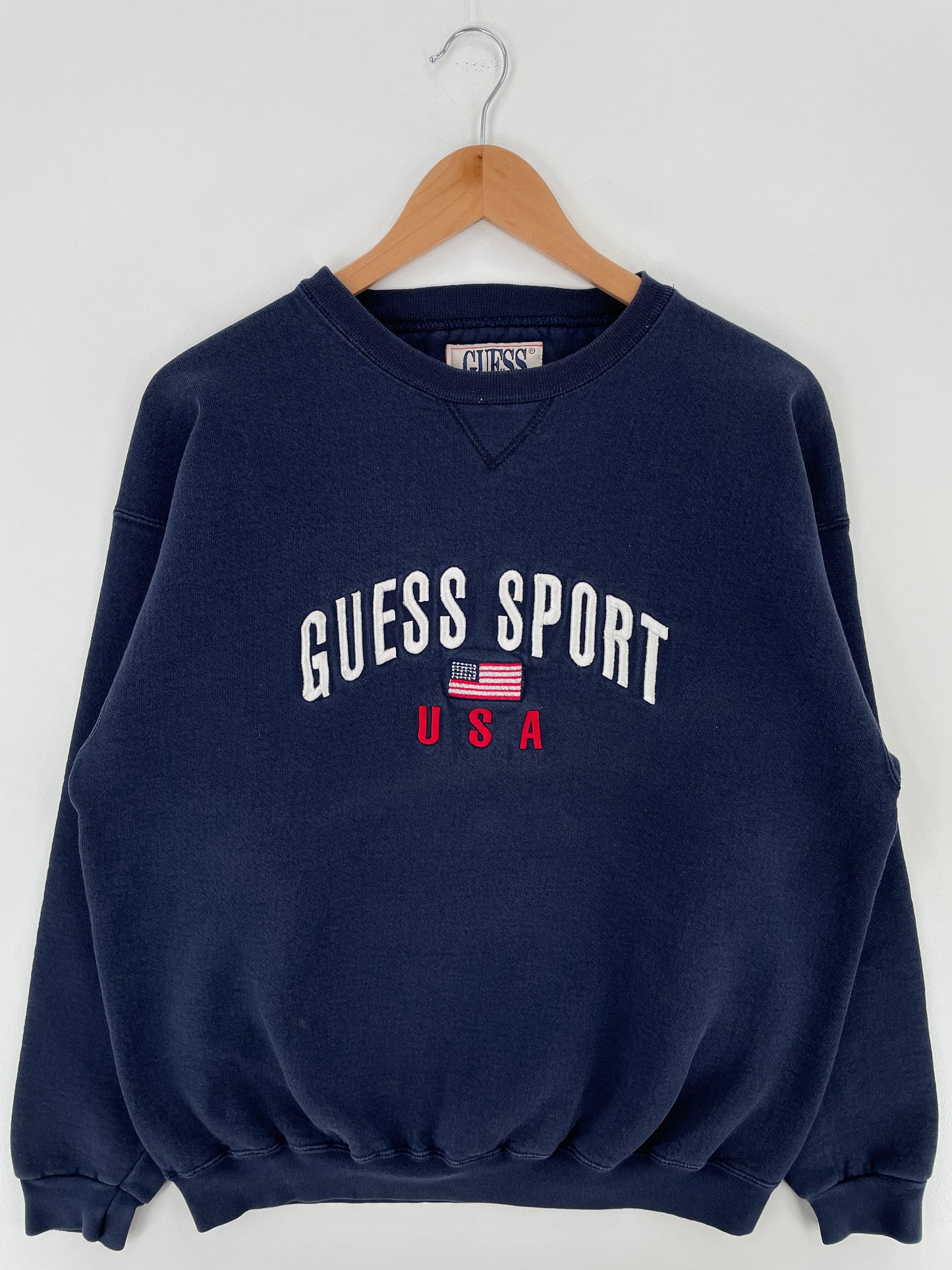 90's GUESS SPORT Made in USA Size L Vintage Sweat-shirt / A3614