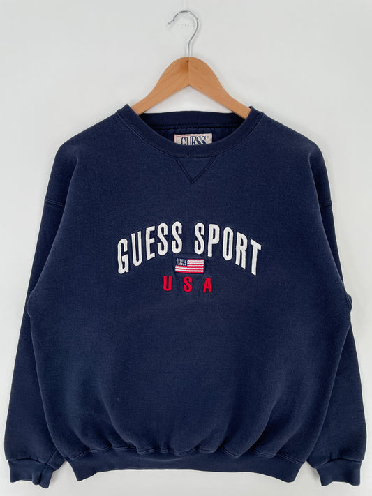 90's GUESS SPORT Made in USA Size L Vintage Sweat-shirt / A3614