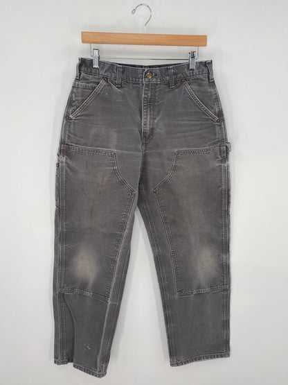 Vintage CARHARTT Size W30xL30 Double Knee Duck Pants / K9457