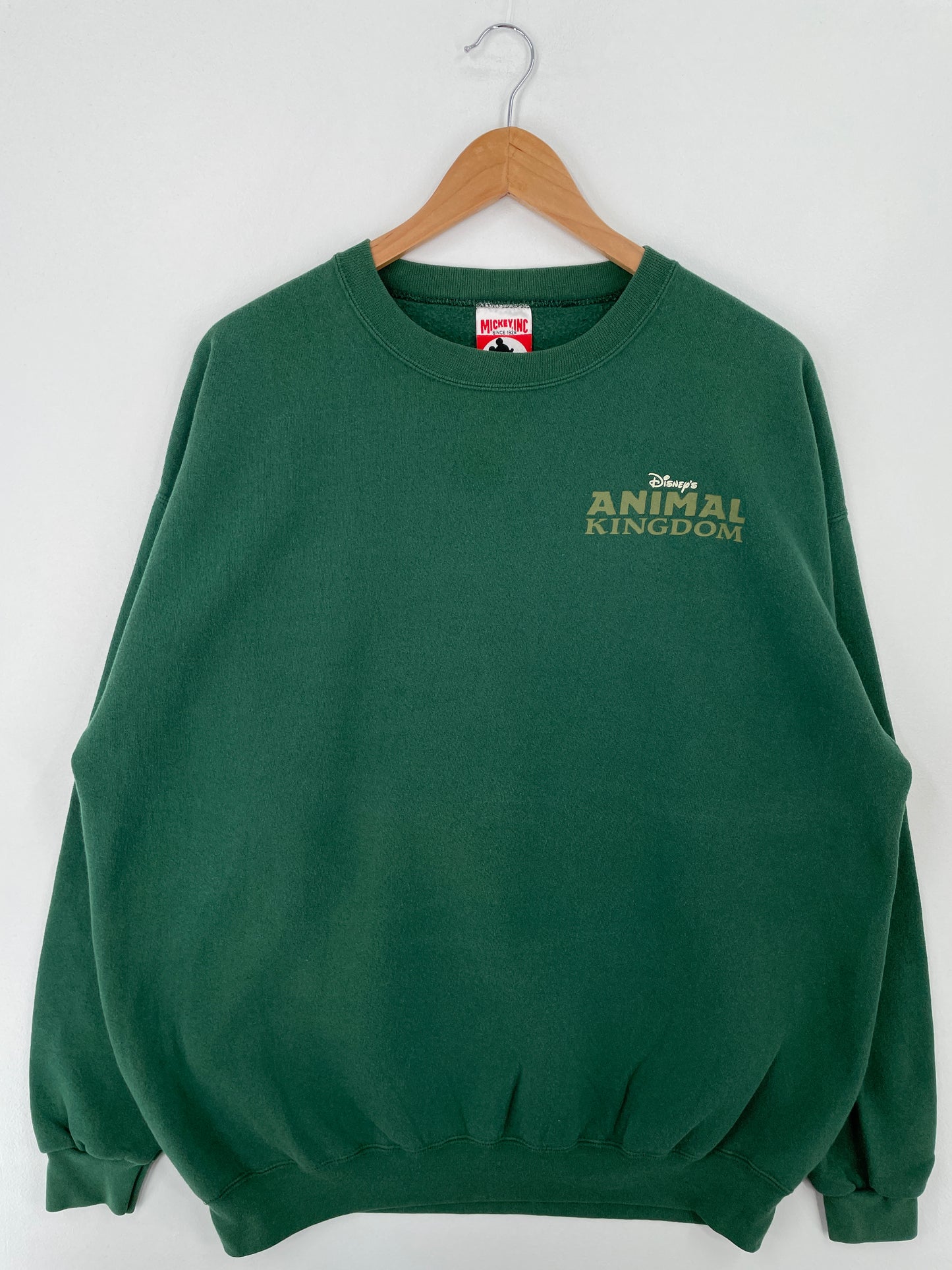 90's DISNEY ANIMAL KINGDOM Made in USA Size XXL Vintage Sweat-shirt / A9456