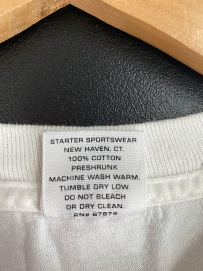 1998 STARTER x CHICAGO BULLS Made in USA Size L Vintage NBA T-Shirt / A5450