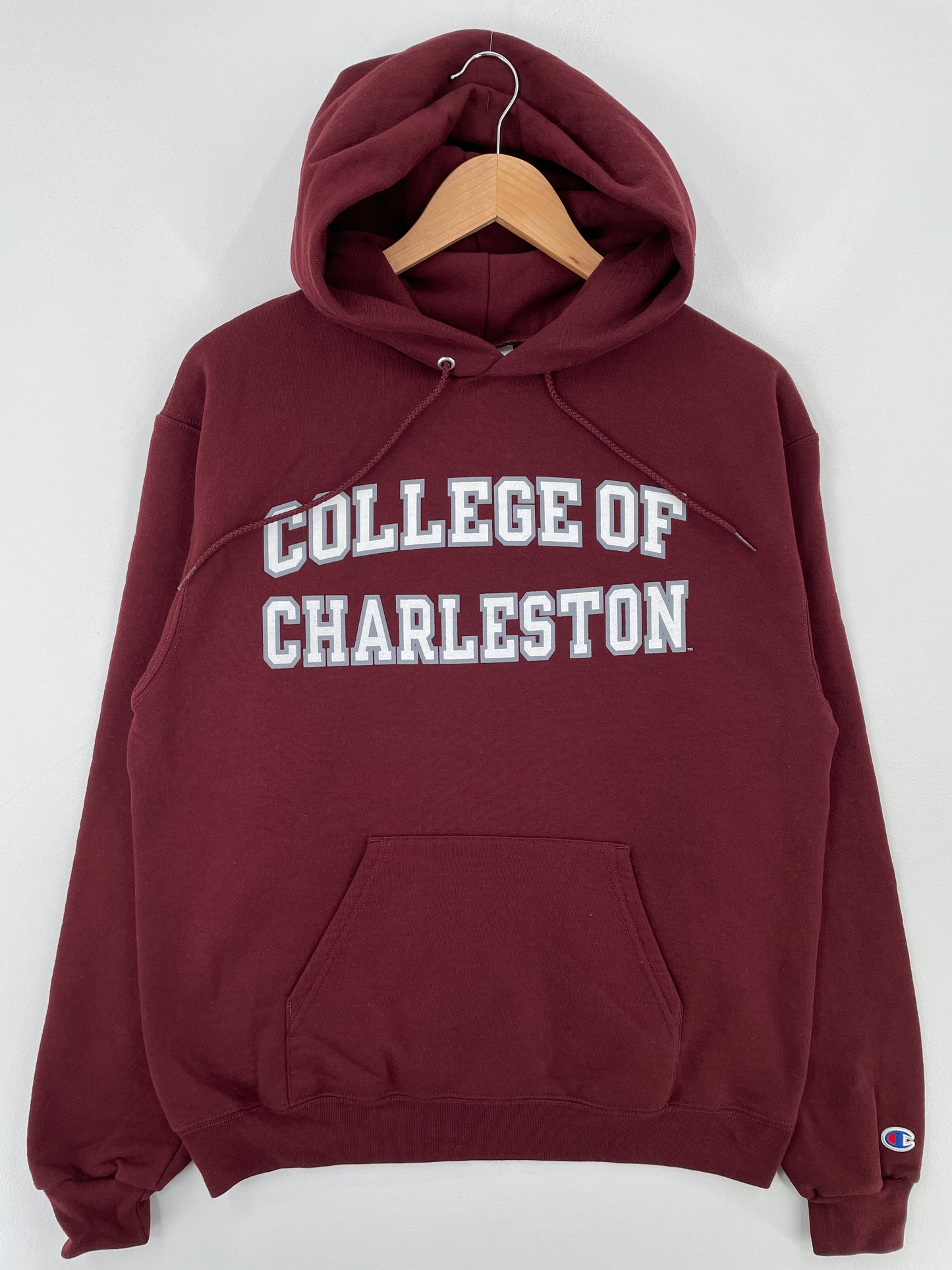 Vintage CHAMPION x COLLEGE OF CHARLESTON Size M Vintage College Hoodie Sweat-Shirt / E3654S