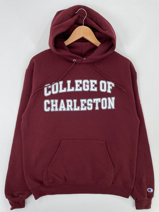 Vintage CHAMPION x COLLEGE OF CHARLESTON Size M Vintage College Hoodie Sweat-Shirt / E3654S