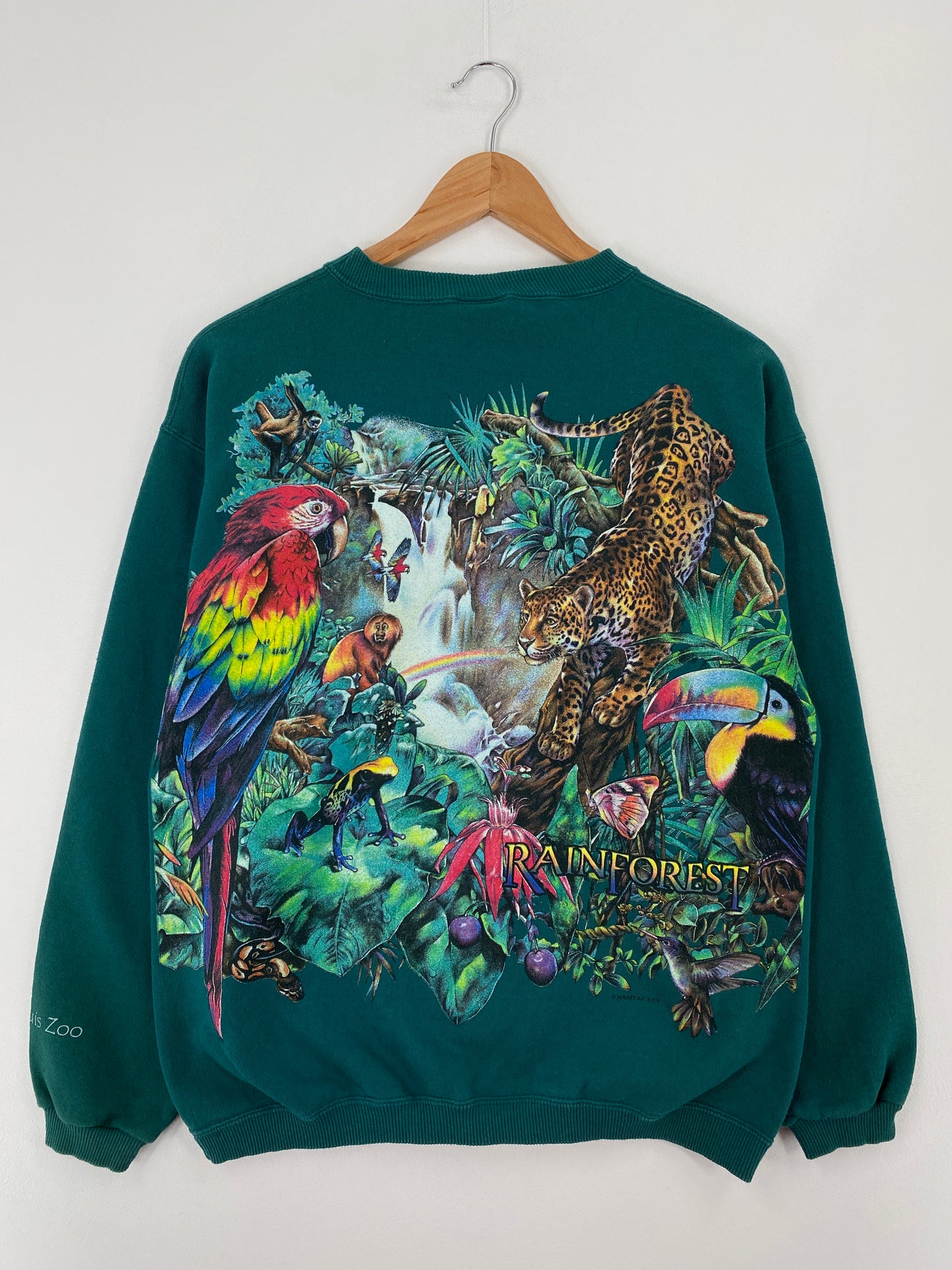 90's SAINT LOUIS ZOO Made in USA Size M Vintage Sweat-Shirt / A9630