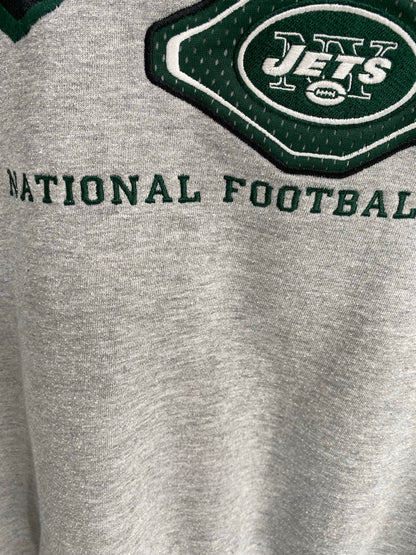90's NEW YORK JETS Size XL Vintage NFL Sweat-shirt / K6630