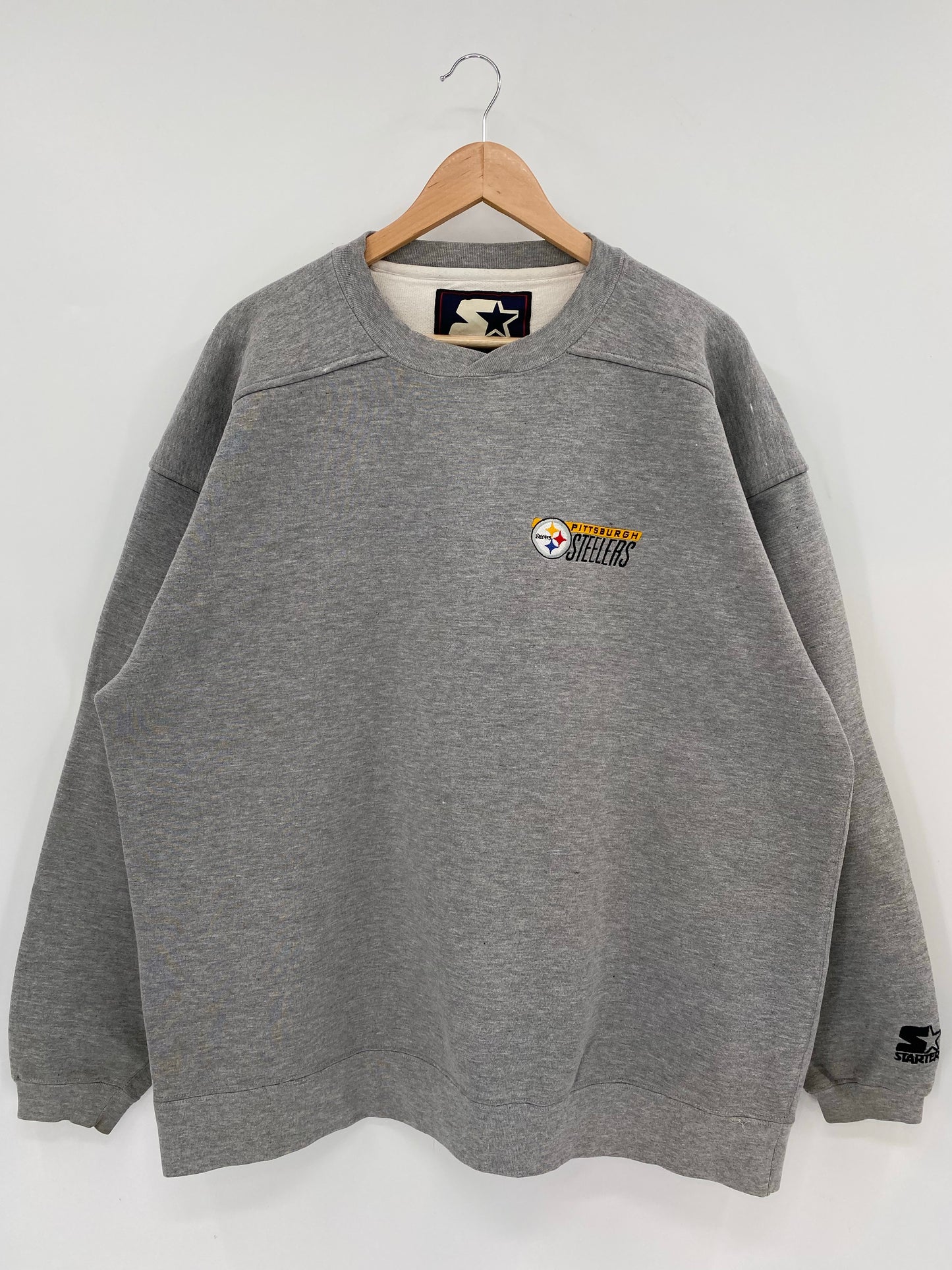 90’s STARTER x PITTSBURGH STEELERS Size XXL Vintage NFL Sweat-Shirts/ K6867
