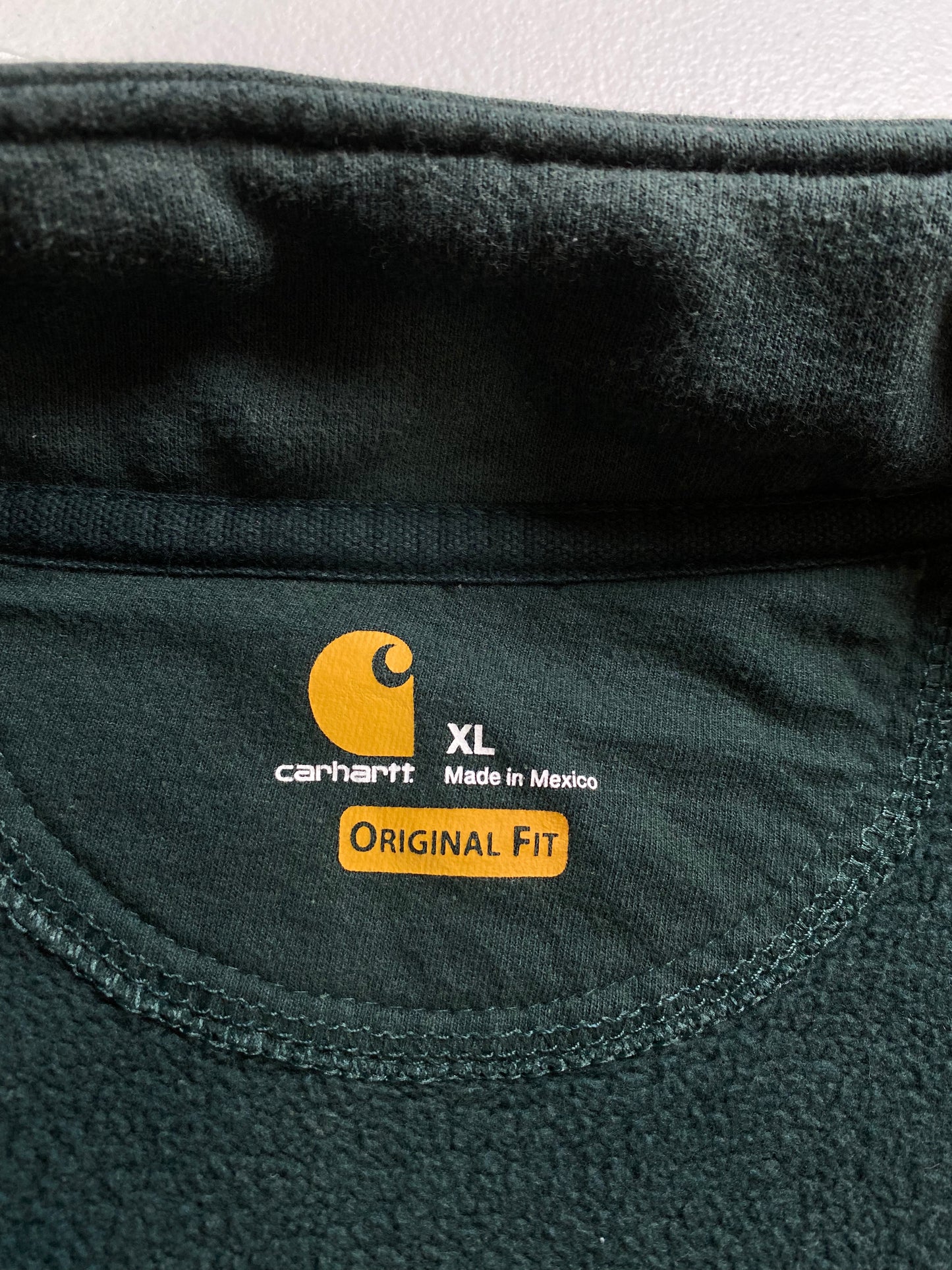 Vintage CARHARTT Size XL Zip-Up Sweat-Shirt  / A1655