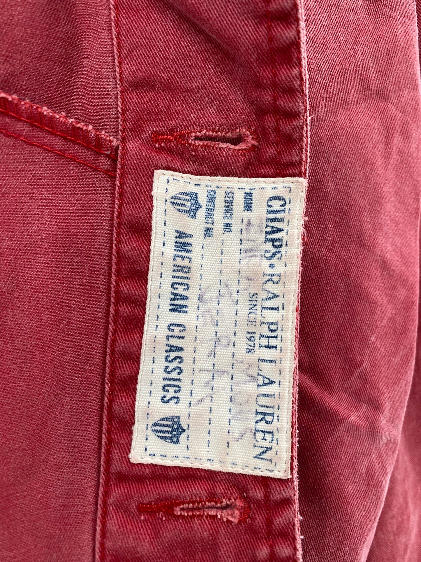90’s CHAPS RALPH LAUREN Size L Vintage Denim Jacket / K6681