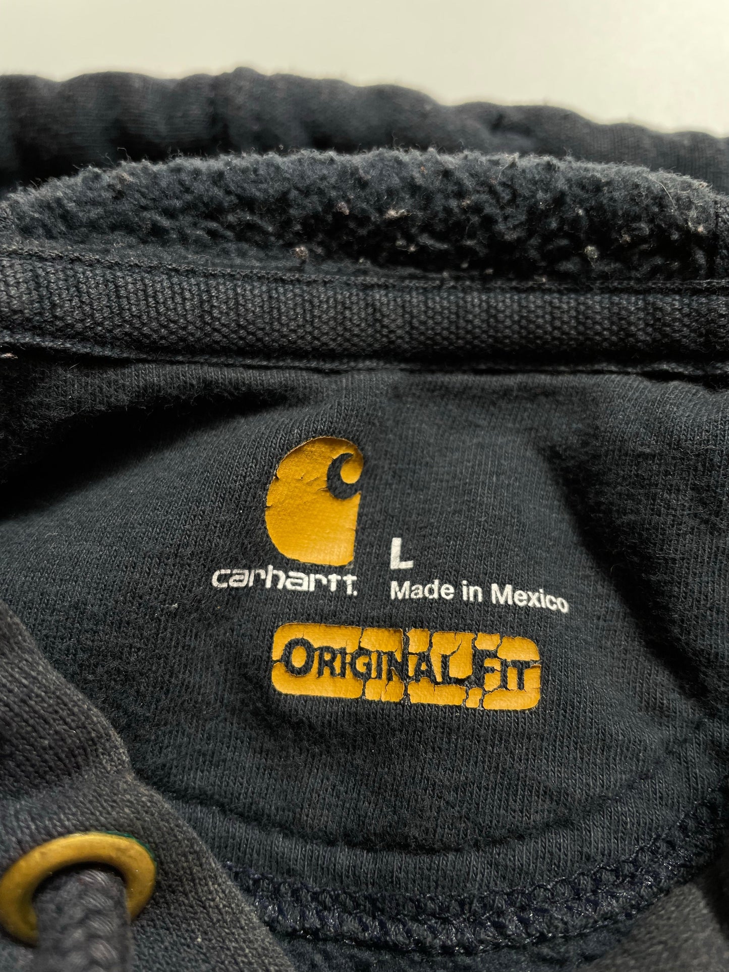 Vintage CARHARTT Size L Hoodie Sweat-Shirt / E6519S