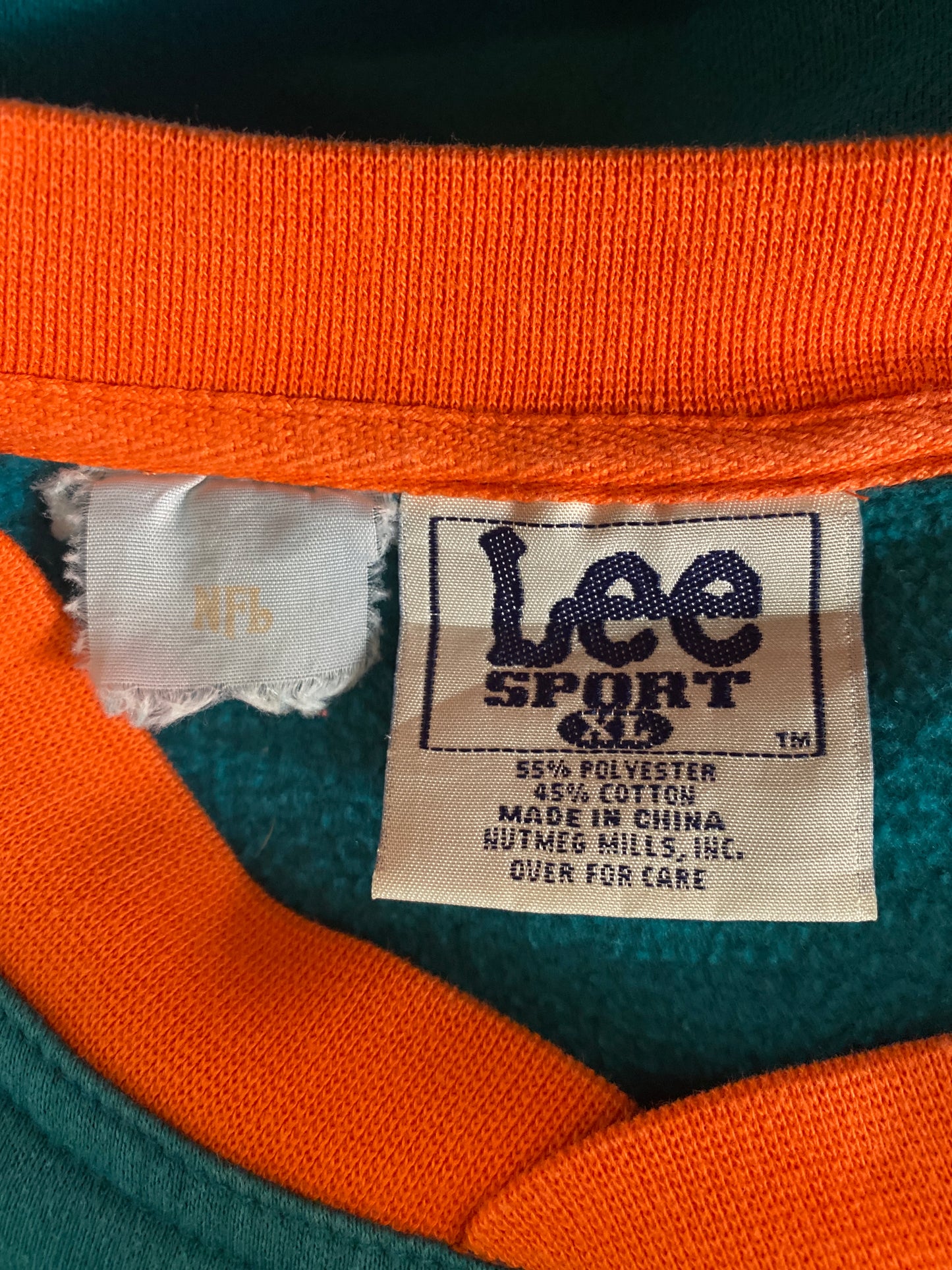 90's MIAMI DOLPHINS Size XL Vintage NFL Sweat-Shirts / K2030