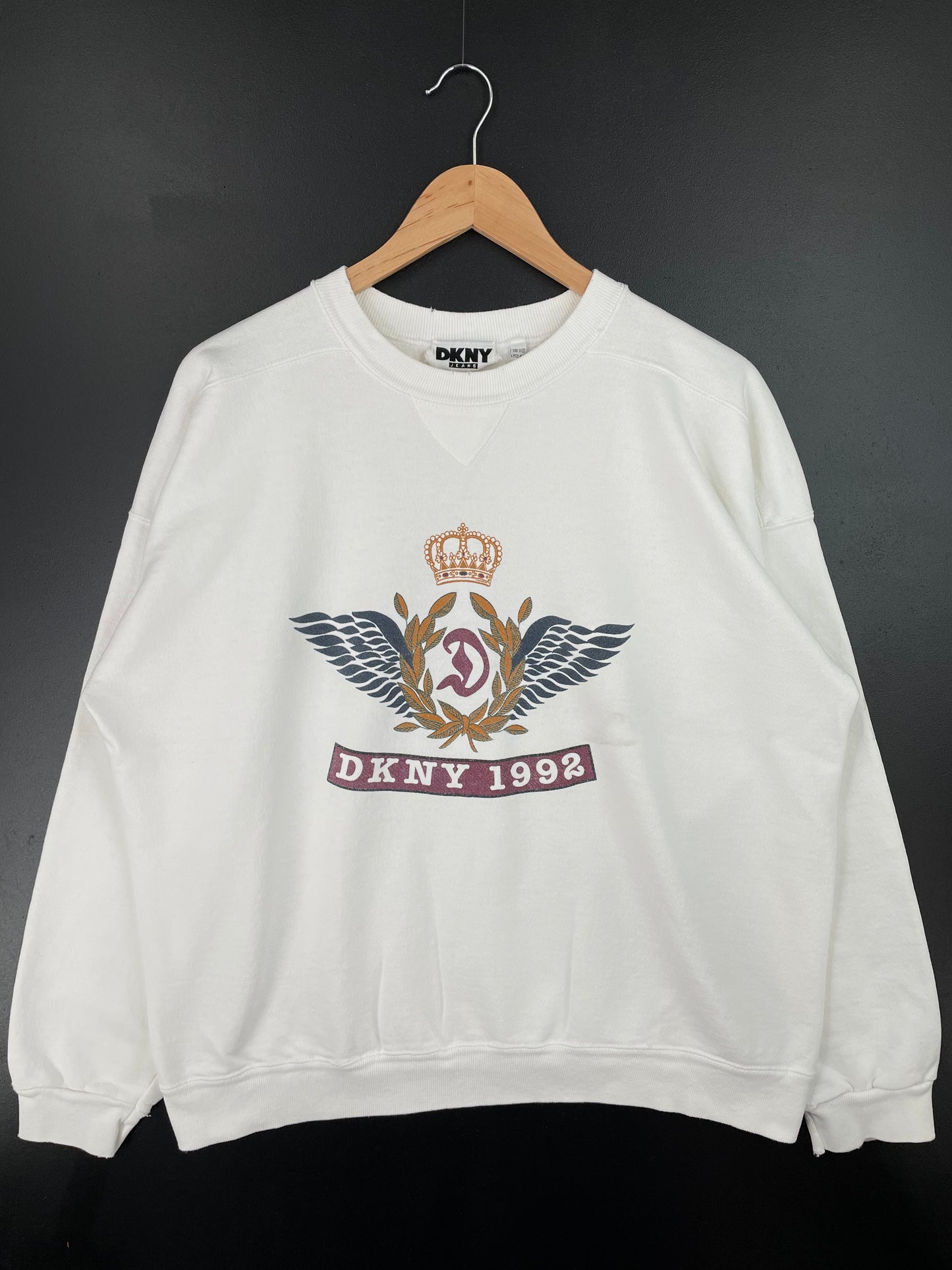 90’s DKNY Size One size (Approx.XL) Sweat-shirt / A906