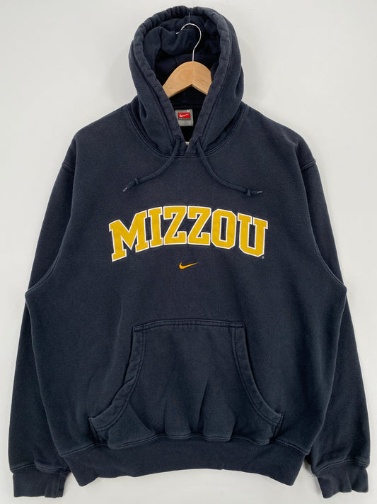 00' NIKE MISSOURI Size M Vintage College Hoodie Sweat-Shirt / A4031
