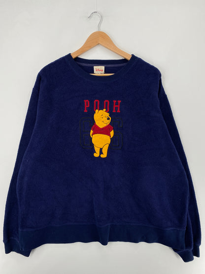 00' DISNEY WINNIE THE POOH Size XL Vintage Fleece / E2538S
