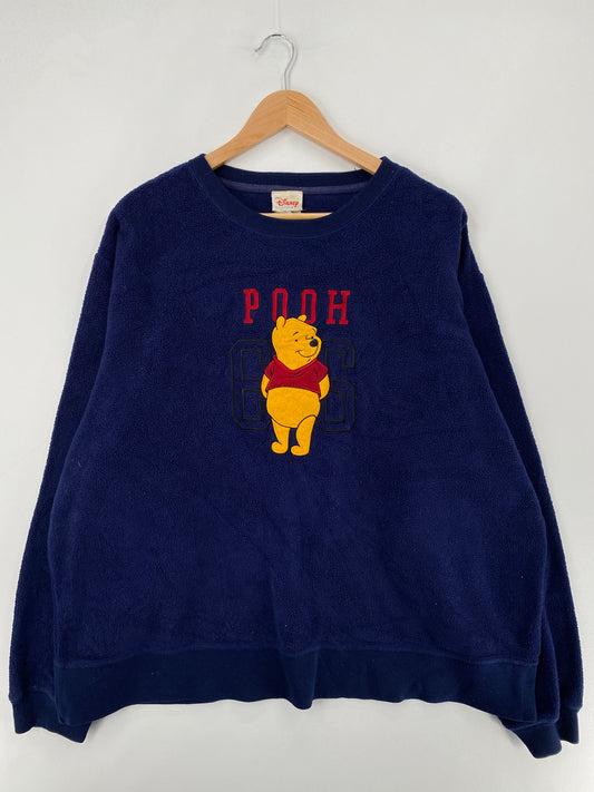 00' DISNEY WINNIE THE POOH Size XL Vintage Fleece / E2538S