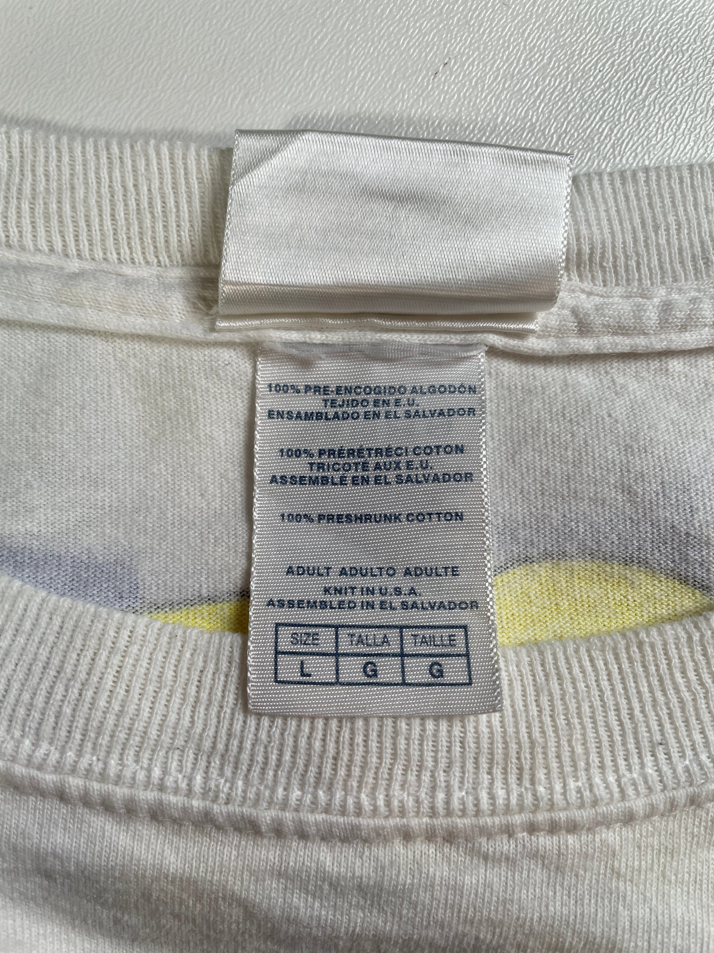 2007 NASCAR x GASEY MEARS Size L Vintage Racing T-Shirt / E6424T