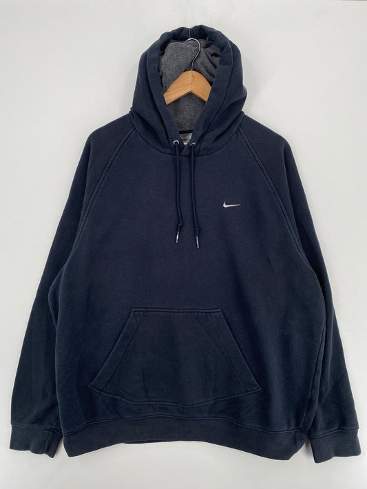 00' NIKE MINI SWOOSH Size L Vintage Hoodie Sweat-Shirt / A5422