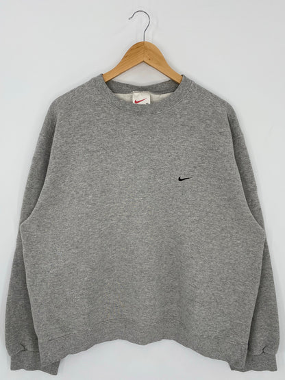 90's NIKE MINI SWOOSH Size XL Vintage Sweat-shirt / K5724