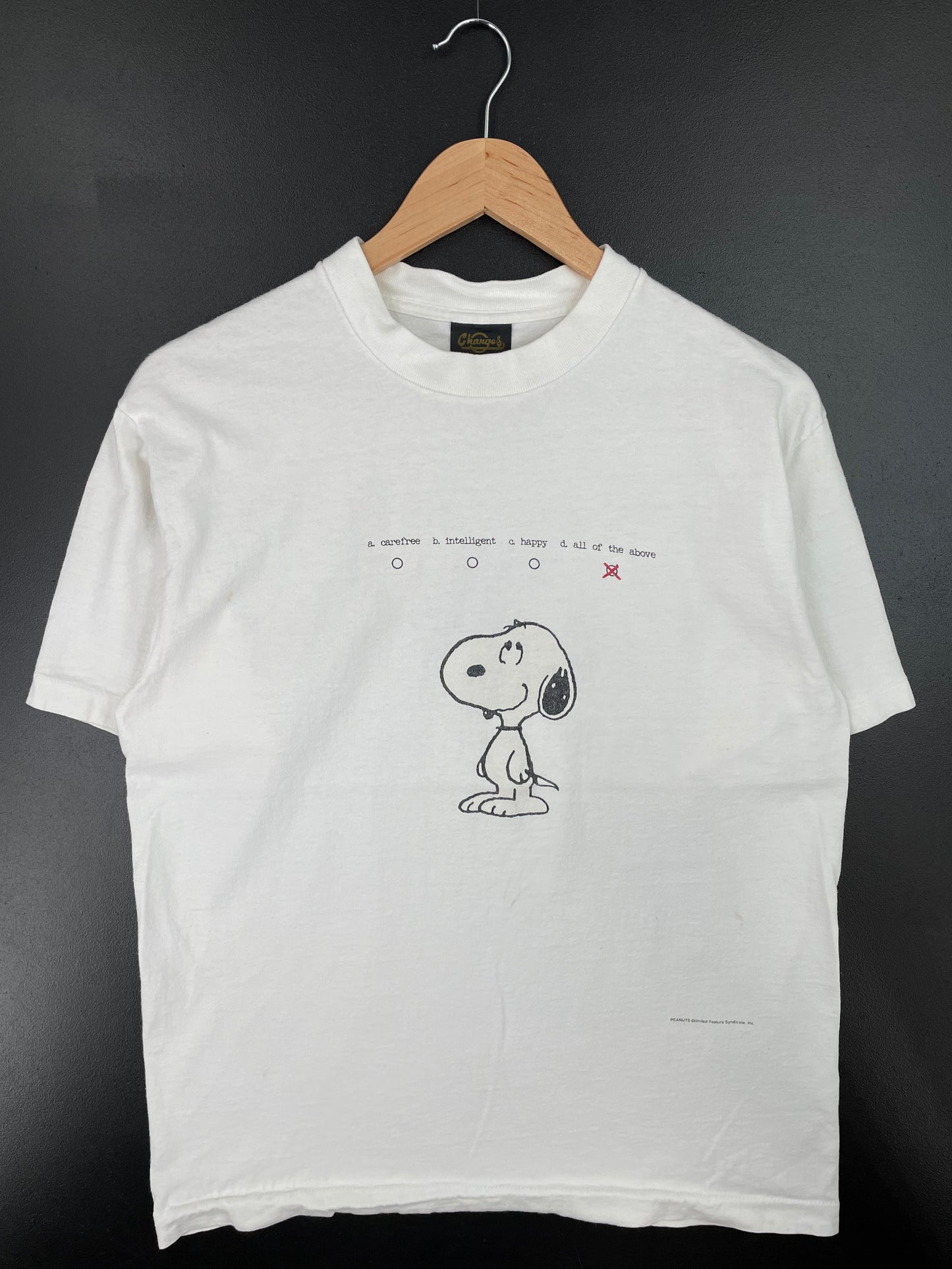 90's SNOOPY Made in USA Size L Vintage T-Shirt / A927