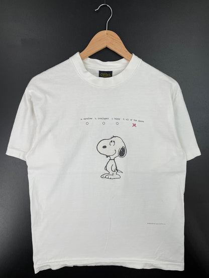 90's SNOOPY Made in USA Size L Vintage T-Shirt / A927