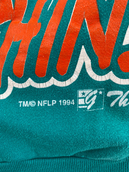 1994 MIAMI DOLPHINS Size XL Vintage NFL Sweat-Shirt/ A5638