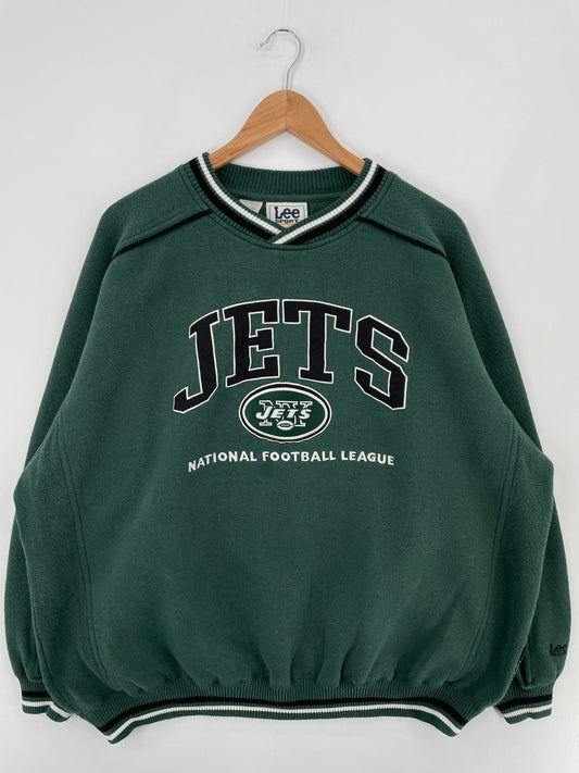 90's NEW YORK JETS Size XXL Vintage NFL Sweat-Shirt / E1472S