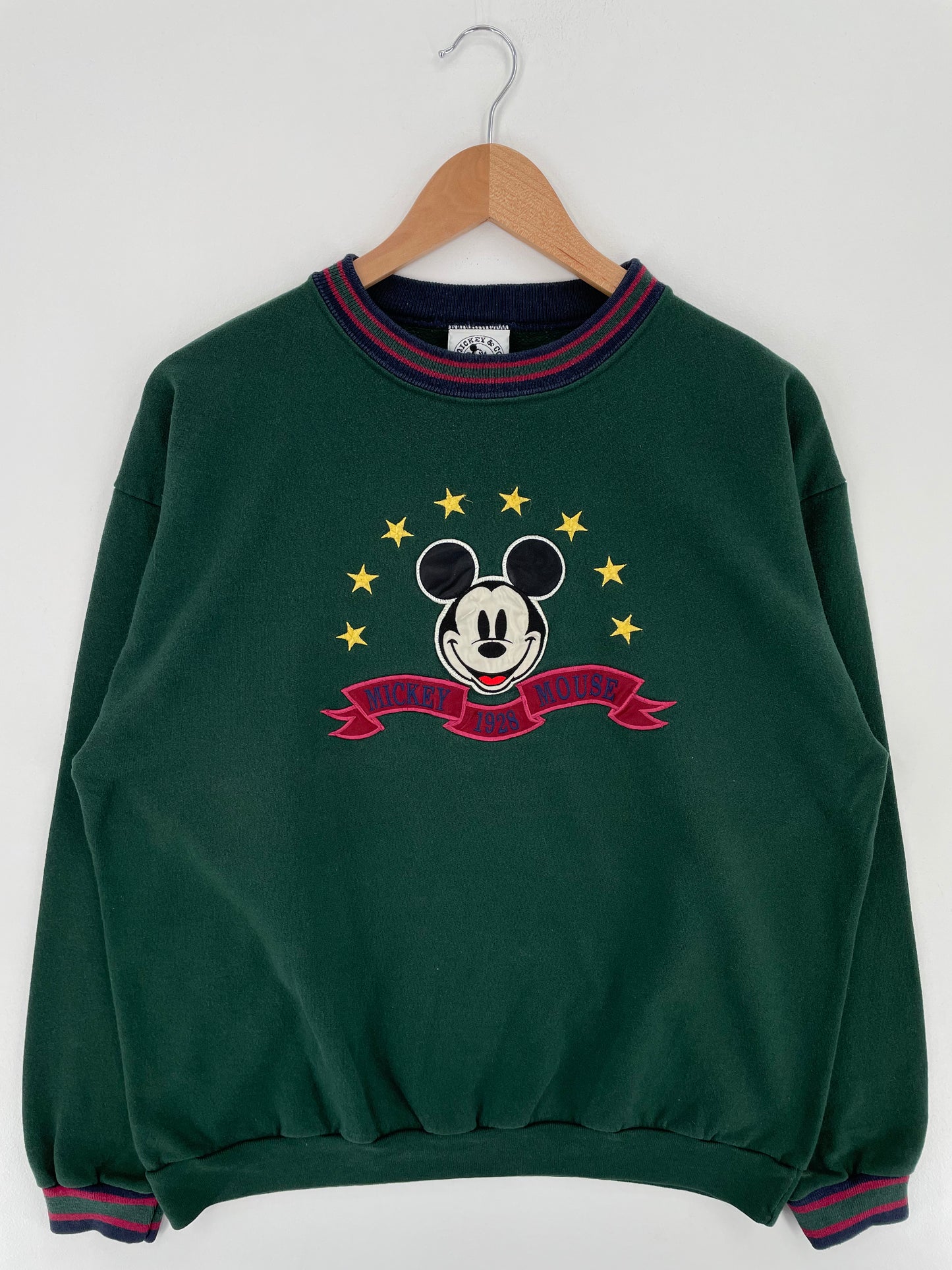 90's DISNEY MICKEY Made in USA Size L Vintage Sweat-Shirt / A2584