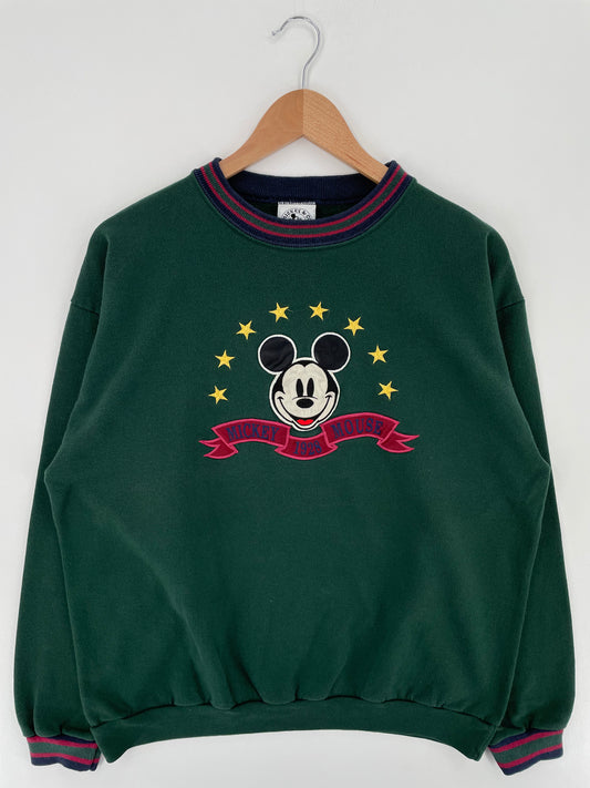 90's DISNEY MICKEY Made in USA Size L Vintage Sweat-Shirt / A2584