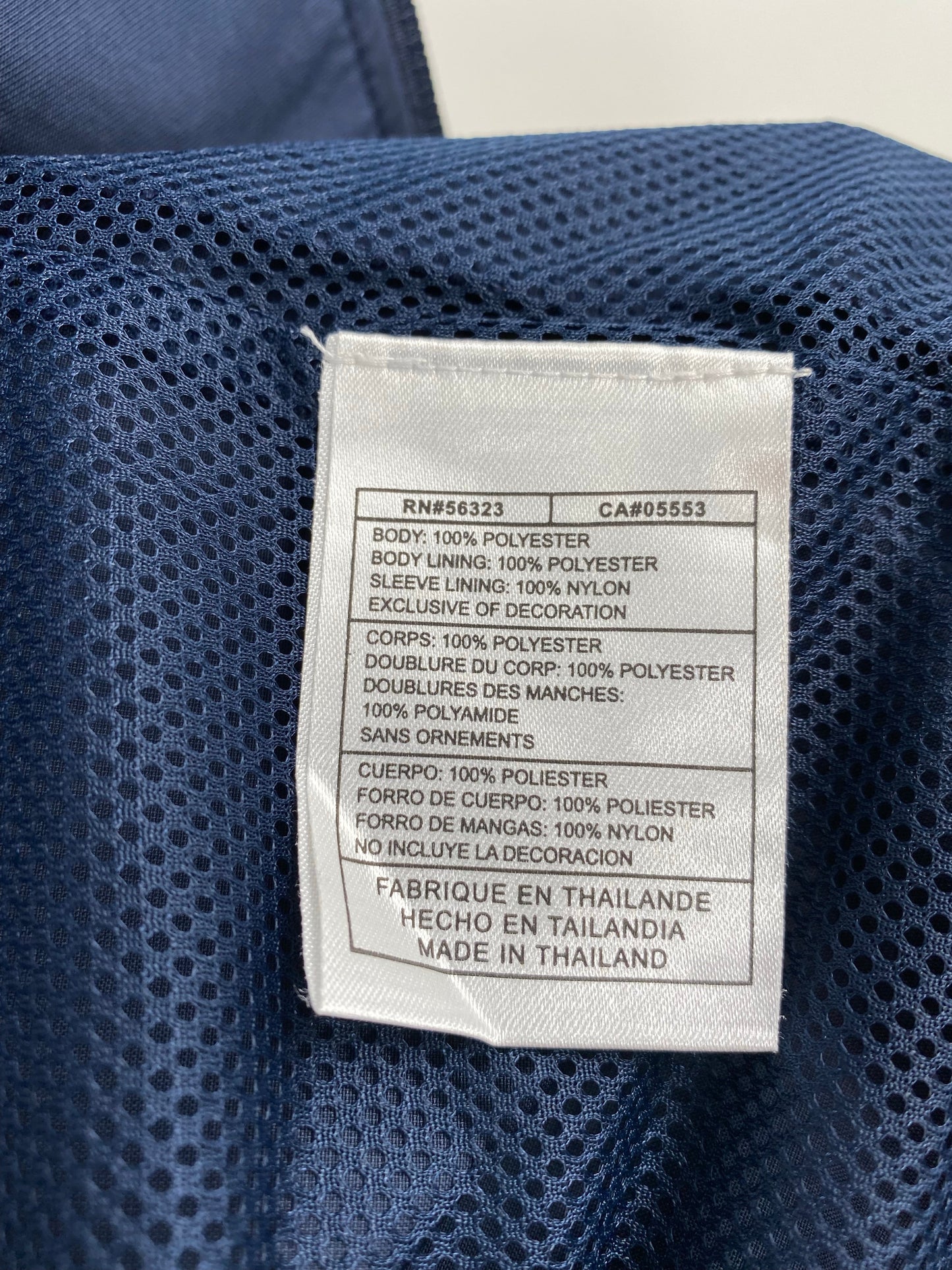00'  NIKE Size XL Vintage Zip-up Nylon Jacket/ A7741
