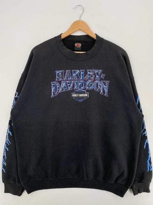 2000 HARLEY DAVIDSON Size Approx.XL Vintage Sweat-Shirts / A3971