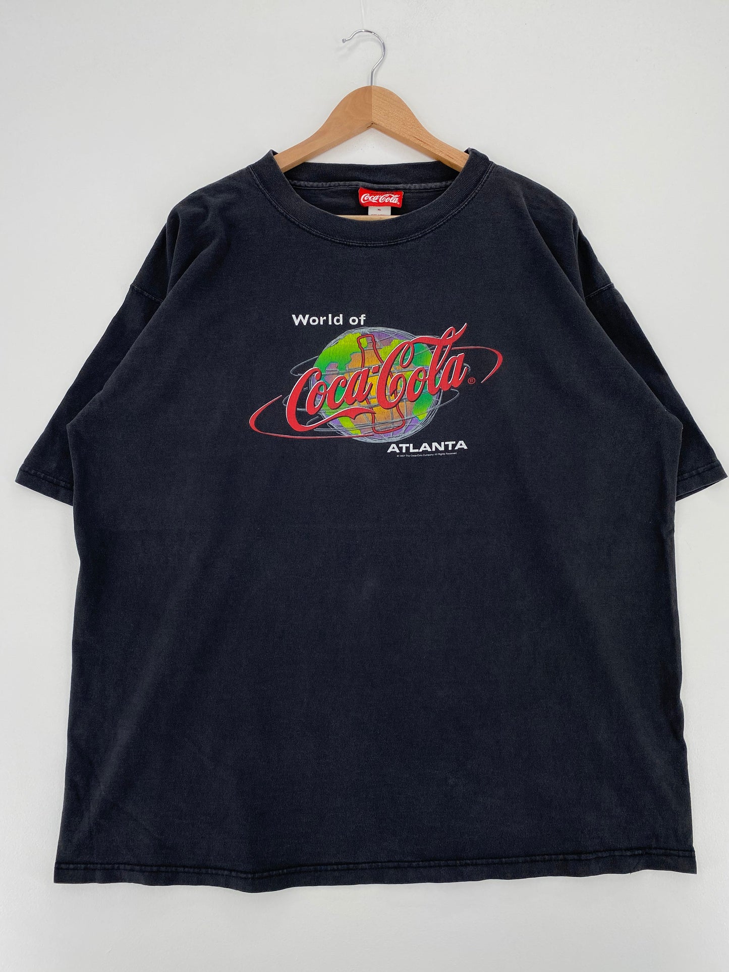 1997 COCA COLA ATLANTA Made in USA Size XL Vintage T-Shirt / E2907T
