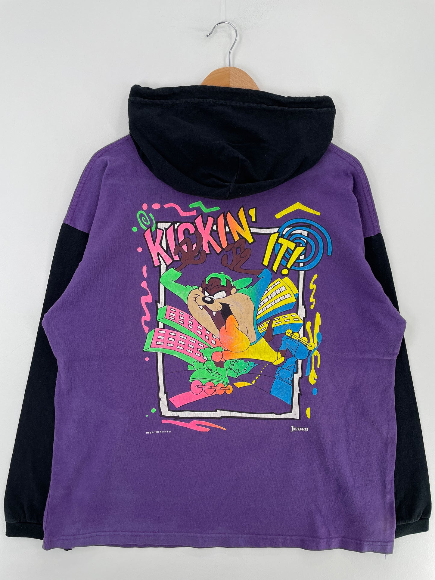 .1993 LOONEY TUNES Made in USA Size L Vintage Long sleeve T-shirt / E5014T