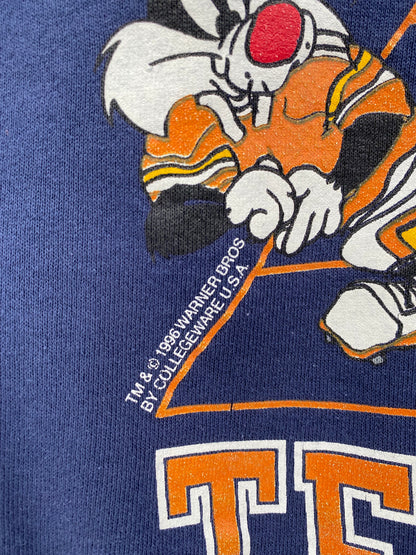 1996 LOONEY TUNES TENNESSEE Size L Vintage Sweat-shirt / K7319