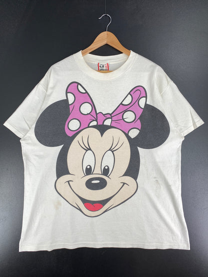 90's DISNEY MINNIE Made in USA Size One Size(Approx.XL) Vintage T-Shirt / A5096