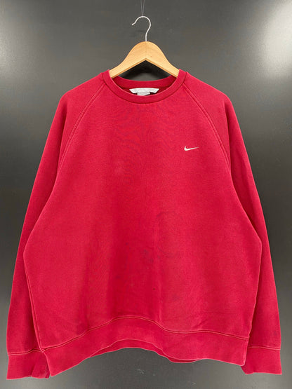 .00' NIKE MINI SWOOSH Size XL Vintage Sweat Shirt / A9771
