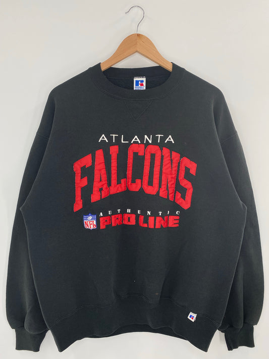 90’s ATLANTA FALCONS Made in USA Size L NFL Sweat-shirt / K5233