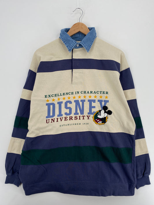 90’s DISNEY UNIVERSITY Made in USA Size L Vintage Sweat-shirt / A5301