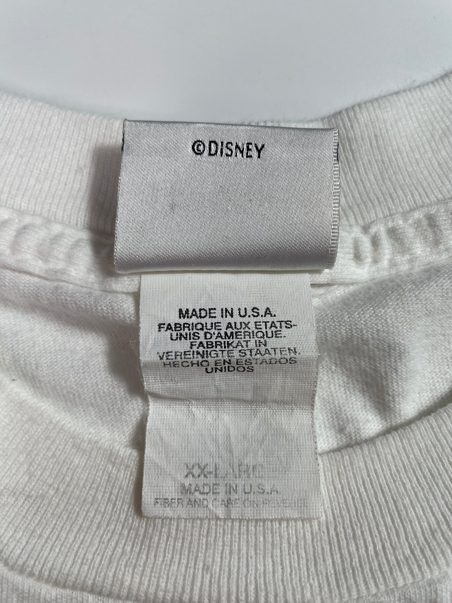 00' DISNEY LADY & THE TRAMP Made in USA Size XXL Vintage T-Shirt / E2334T
