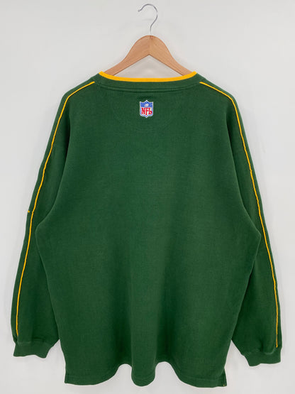 00' GREEN BAY PACKERS Size XXL Vintage NFL Sweat-Shirt/ K7501